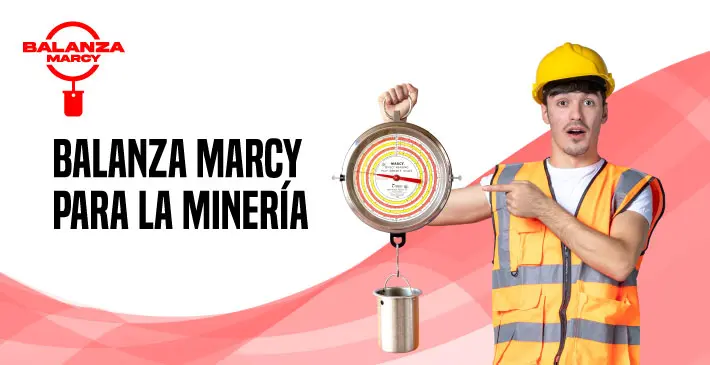 Balanza marcy para la minería