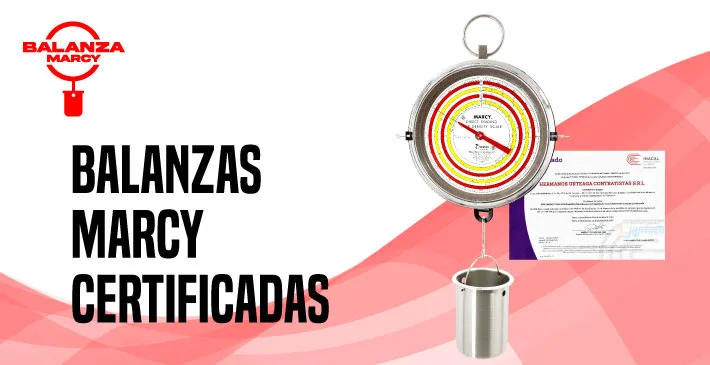 Balanzas marcy certificadas