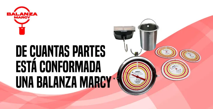 ¿De cuántas partes está conformada una balanza marcy?