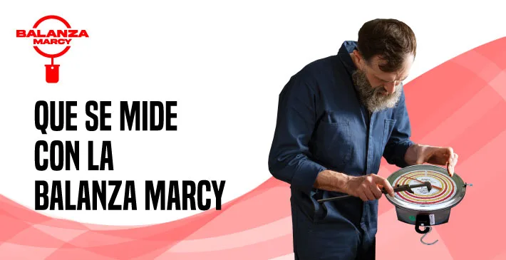 ¿Qué se mide con la balanza marcy?